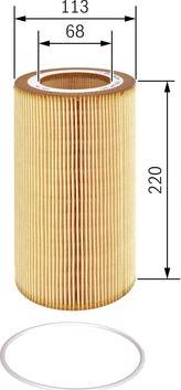 BOSCH F 026 407 047 - Filtro olio www.autoricambi360.it