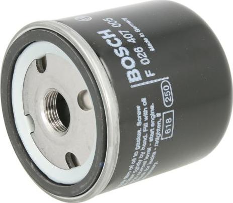 BOSCH F 026 407 005 - Filtro olio www.autoricambi360.it
