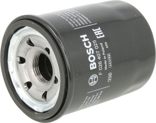 BOSCH F 026 407 025 - Filtro olio www.autoricambi360.it