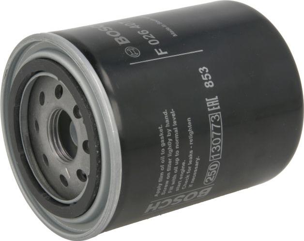 BOSCH F 026 407 198 - Filtro olio www.autoricambi360.it