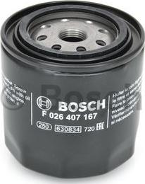 BOSCH F 026 407 167 - Filtro olio www.autoricambi360.it