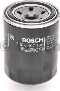 BOSCH F 026 407 104 - Filtro olio www.autoricambi360.it