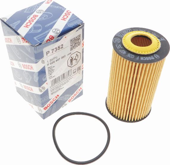 BOSCH F 026 407 352 - Filtro olio www.autoricambi360.it