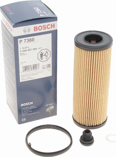 BOSCH F 026 407 360 - Filtro olio www.autoricambi360.it