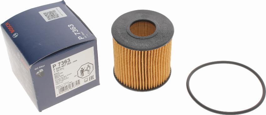 BOSCH F026407363 - Filtro olio www.autoricambi360.it