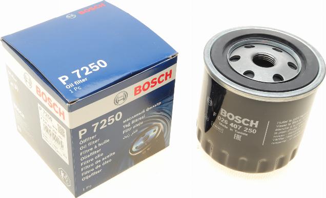 BOSCH F 026 407 250 - Filtro olio www.autoricambi360.it