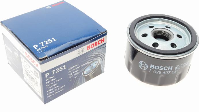 BOSCH F 026 407 251 - Filtro olio www.autoricambi360.it