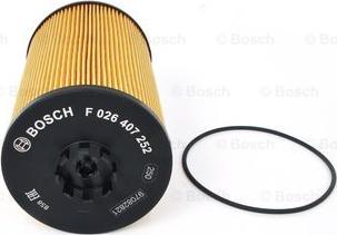 BOSCH F 026 407 252 - Filtro olio www.autoricambi360.it