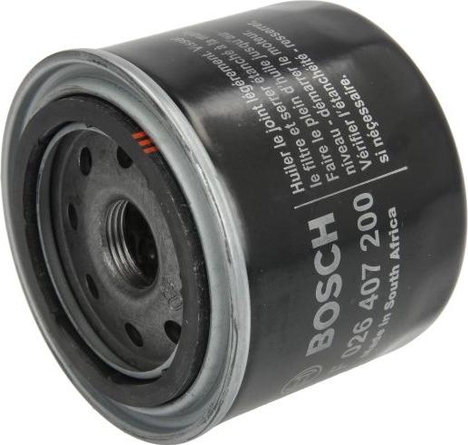 BOSCH F 026 407 200 - Filtro olio www.autoricambi360.it