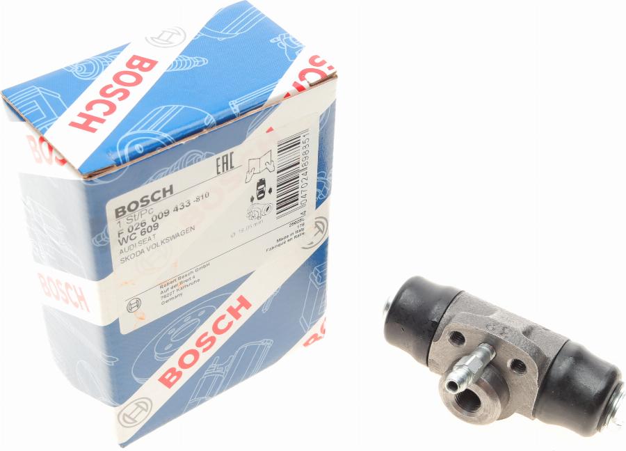 BOSCH F 026 009 433 - Cilindretto freno www.autoricambi360.it