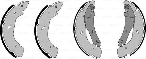 BOSCH F 026 004 612 - Kit ganasce freno www.autoricambi360.it