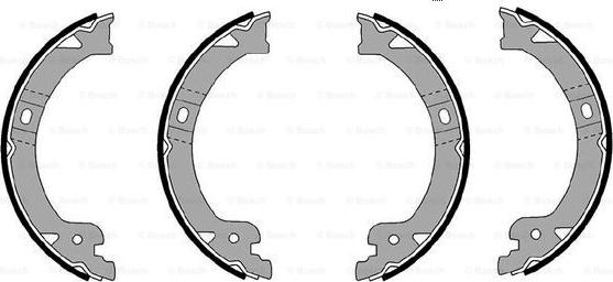 BOSCH F 026 008 021 - Kit ganasce, Freno stazionamento www.autoricambi360.it
