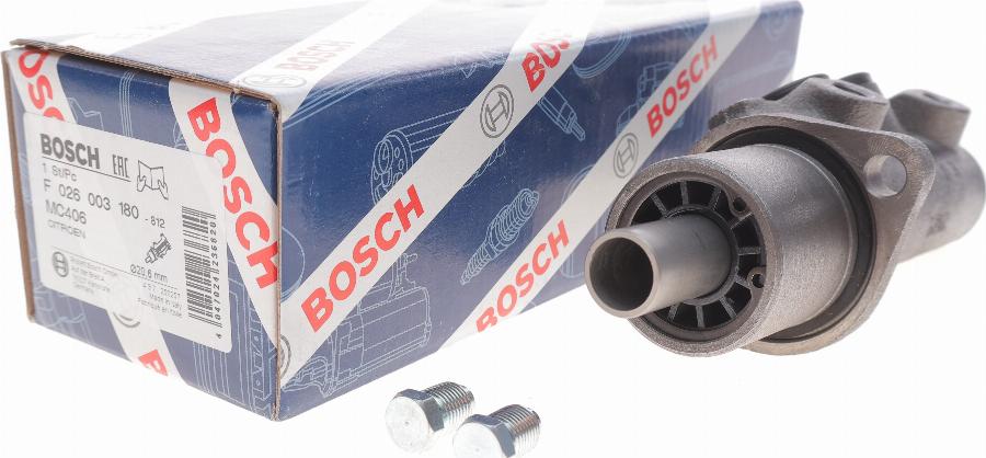 BOSCH F 026 003 180 - Cilindro maestro del freno www.autoricambi360.it