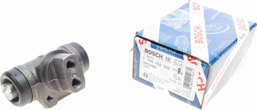 BOSCH F 026 002 533 - Cilindretto freno www.autoricambi360.it
