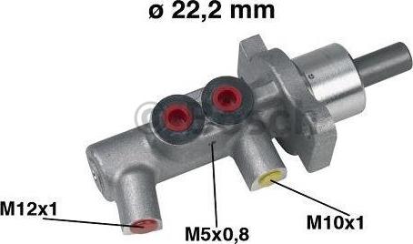 BOSCH F 026 A05 895 - Cilindro maestro del freno www.autoricambi360.it