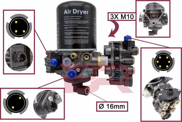 BOTTO RICAMBI BRAR4923 - Essiccatore aria, Imp. aria compressa www.autoricambi360.it