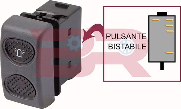 BOTTO RICAMBI BREL6539 - Interruttore lampeggiatore www.autoricambi360.it