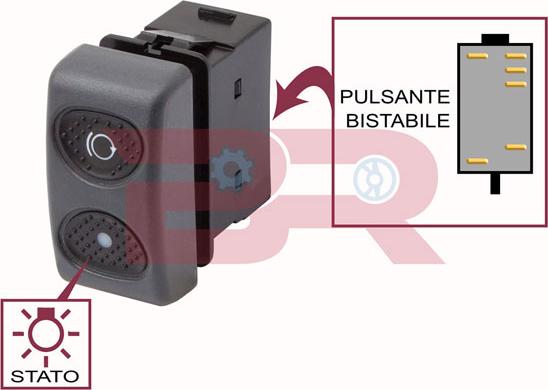 BOTTO RICAMBI BREL6534 - Interruttore luce freno www.autoricambi360.it