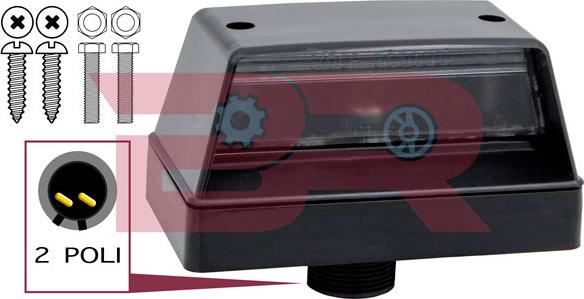 BOTTO RICAMBI BREL6076A - Luce targa www.autoricambi360.it