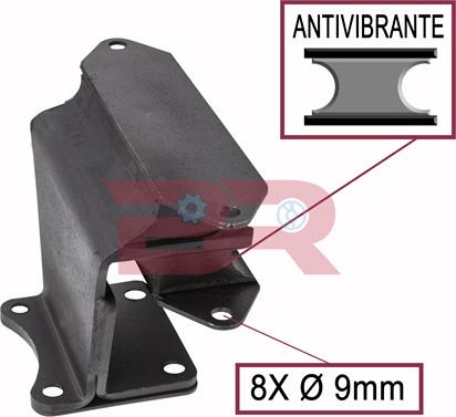 BOTTO RICAMBI BRM2425S - Sospensione, Motore www.autoricambi360.it