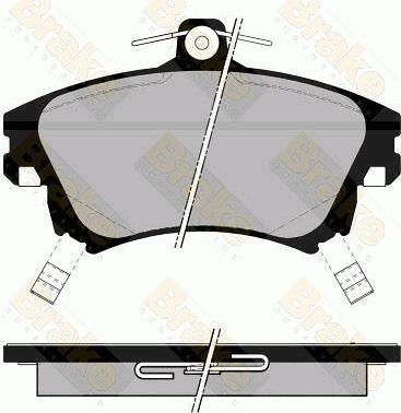 Samko 5SP711 - Kit pastiglie freno, Freno a disco www.autoricambi360.it