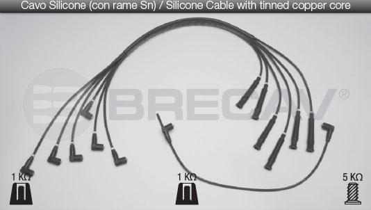 Brecav 04.504 - Kit cavi accensione www.autoricambi360.it