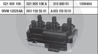 Brecav 214.008 - Bobina d'accensione www.autoricambi360.it