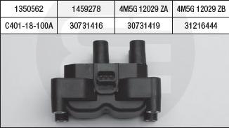 Brecav 215.006E - Bobina d'accensione www.autoricambi360.it
