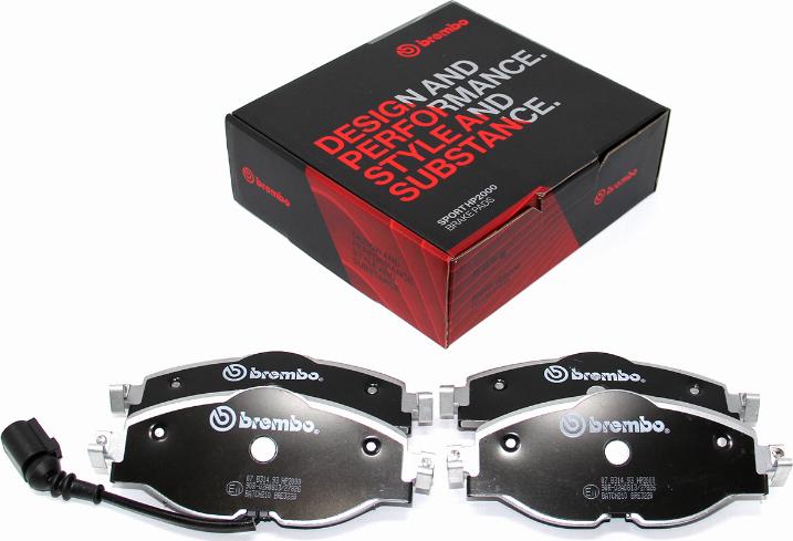 Brembo 07.B314.93 - Kit pastiglie freno per elevate prestazioni www.autoricambi360.it