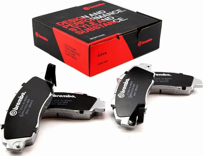 Brembo 07.B314.44 - Kit pastiglie freno per elevate prestazioni www.autoricambi360.it