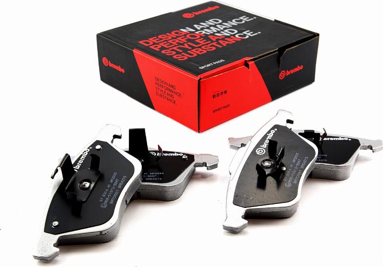 Brembo 07.B314.41 - Kit pastiglie freno per elevate prestazioni www.autoricambi360.it