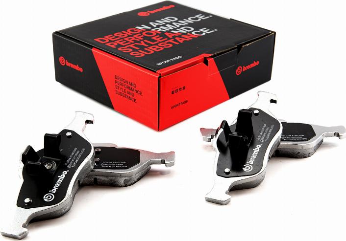Brembo 07.B314.43 - Kit pastiglie freno per elevate prestazioni www.autoricambi360.it