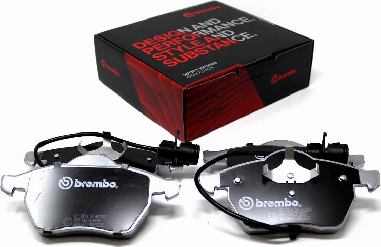 Brembo 07.B314.54 - Kit pastiglie freno per elevate prestazioni www.autoricambi360.it