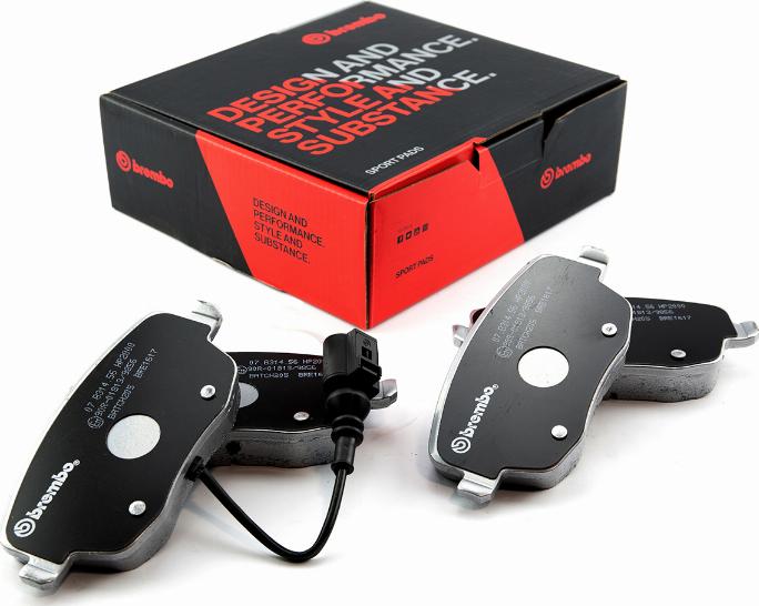 Brembo 07.B314.56 - Kit pastiglie freno per elevate prestazioni www.autoricambi360.it