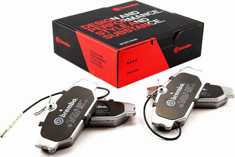 Brembo 07.B314.50 - Kit pastiglie freno per elevate prestazioni www.autoricambi360.it