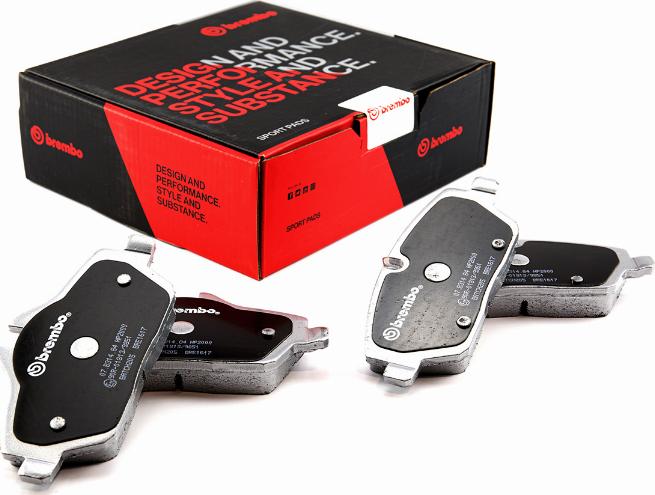 Brembo 07.B314.84 - Kit pastiglie freno per elevate prestazioni www.autoricambi360.it