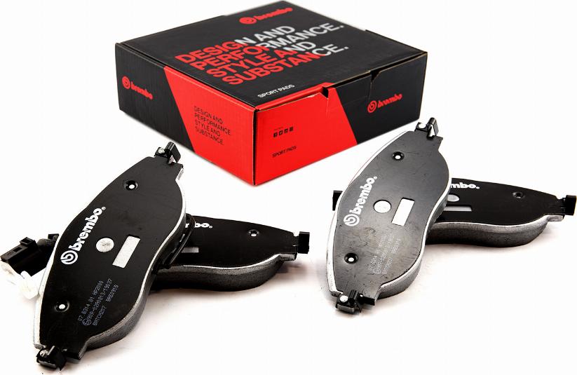 Brembo 07.B314.81 - Kit pastiglie freno per elevate prestazioni www.autoricambi360.it