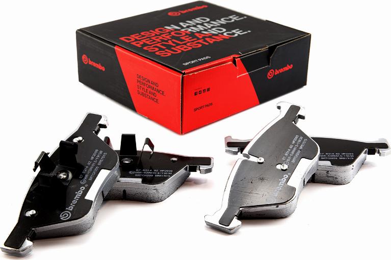 Brembo 07.B314.82 - Kit pastiglie freno per elevate prestazioni www.autoricambi360.it