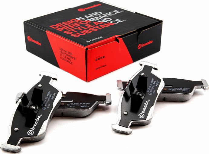 Brembo 07.B314.33 - Kit pastiglie freno per elevate prestazioni www.autoricambi360.it