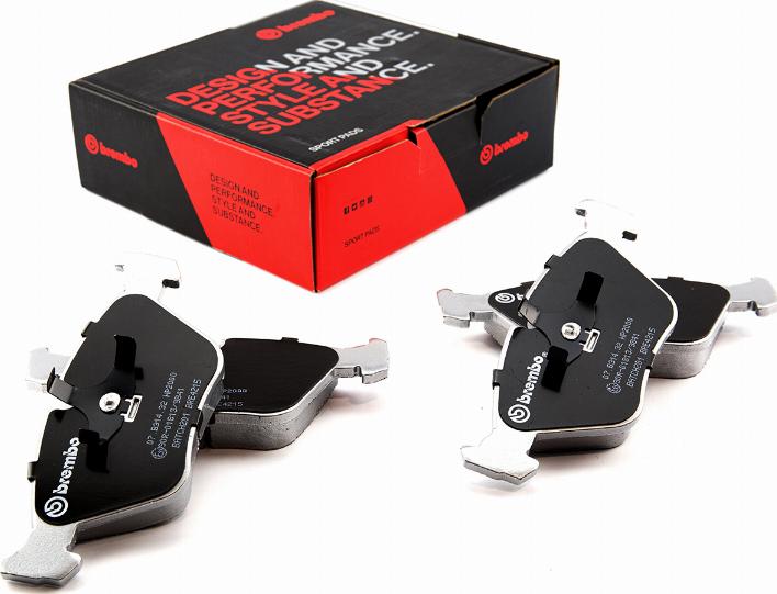 Brembo 07.B314.32 - Kit pastiglie freno per elevate prestazioni www.autoricambi360.it