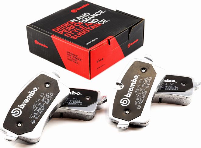 Brembo 07.B315.57 - Kit pastiglie freno per elevate prestazioni www.autoricambi360.it