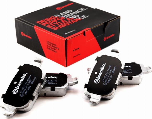 Brembo 07.B315.04 - Kit pastiglie freno per elevate prestazioni www.autoricambi360.it