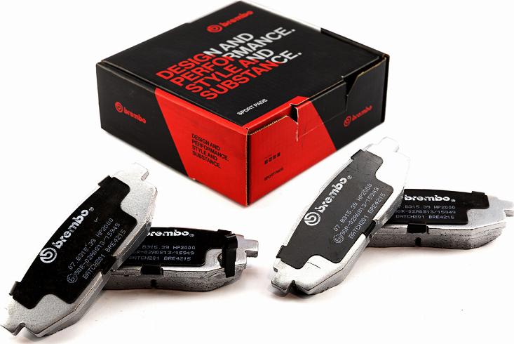 Brembo 07.B315.39 - Kit pastiglie freno per elevate prestazioni www.autoricambi360.it
