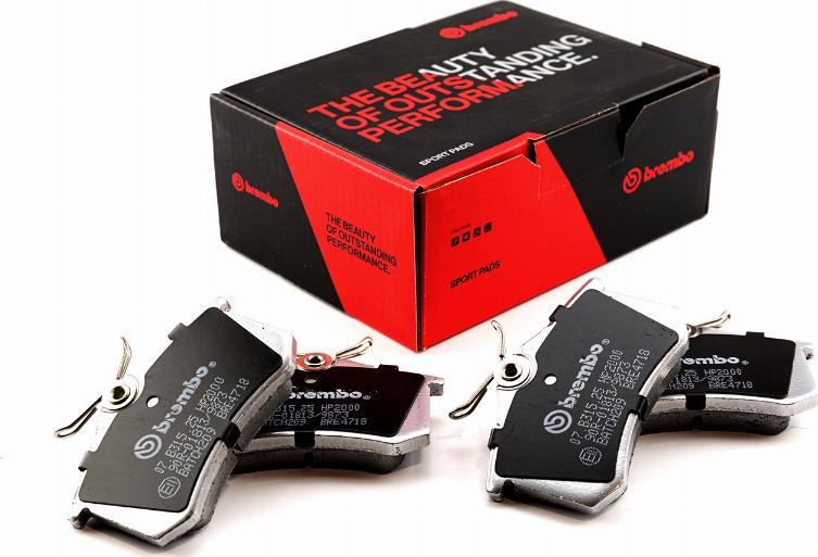 Brembo 07.B315.25 - Kit pastiglie freno per elevate prestazioni www.autoricambi360.it