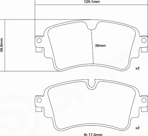 Brembo 07.B315.74 - Kit pastiglie freno per elevate prestazioni www.autoricambi360.it