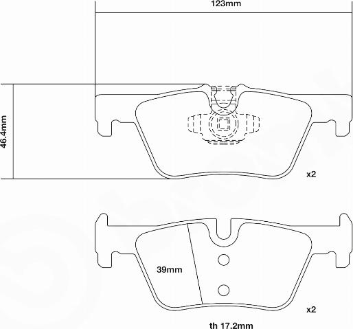 Brembo 07.B315.75 - Kit pastiglie freno per elevate prestazioni www.autoricambi360.it