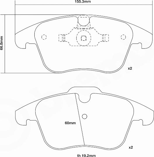 Brembo 07.D435.03 - Kit pastiglie freno per elevate prestazioni www.autoricambi360.it