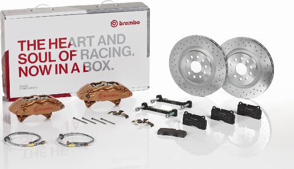 Brembo 2E4.4001A_ - Kit freno per elevate prestazioni www.autoricambi360.it
