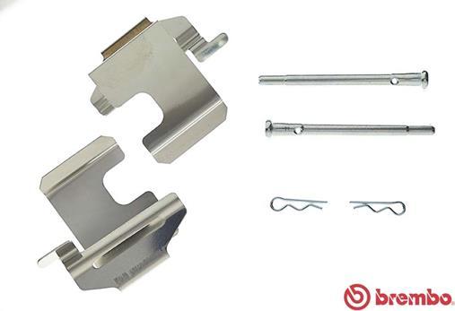 Brembo A 02 244 - Kit accessori, Pastiglia freno www.autoricambi360.it