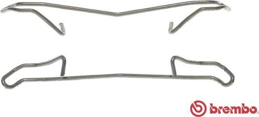 Brembo A 02 245 - Kit accessori, Pinza freno www.autoricambi360.it